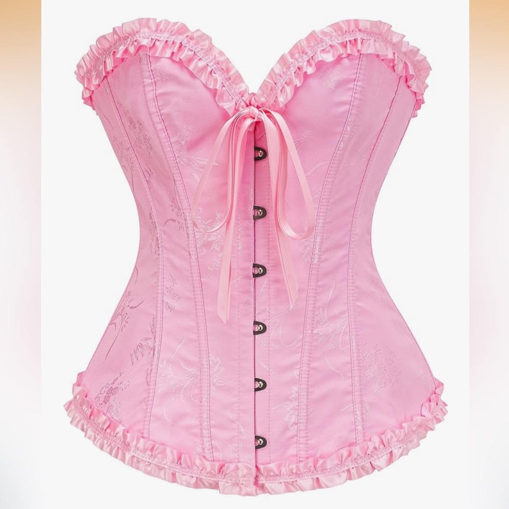 Pink Corset Bustier Top - Picture 3 of 4